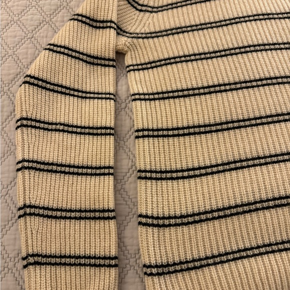 VINCE
Cashmere Striped Turtleneck Sweater - Picture 7 of 11